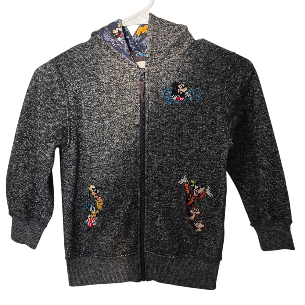 Disney Parks  Charcoal Hoodie with Mickey and Friends